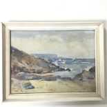 A.R. Irons, Coastal Scene, watercolour, signed bottom right (22cm x 30cm)