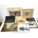A collection of photographs including Crossgate Cupar, Fife, The Edinburgh Tram, Guildford High