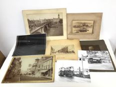 A collection of photographs including Crossgate Cupar, Fife, The Edinburgh Tram, Guildford High