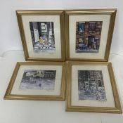 A set of four Mary T prints including Jammie Piggle, John Browns and Midden's all titled and