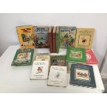 A group of children's books including works by Beatrix Potter, The Tale of Peter Rabbit and Ginger