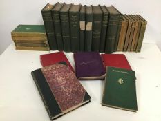 A selection of works by John Ruskin, including The Stones of Venice, volumes I, II and III, the