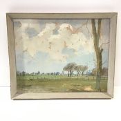 David O'Connell (British, 1898-1976), A Sussex Landscape, signed lower left, oil on board, framed.