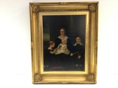 Scottish School, c. 1845, Agnes Cormack and her Children, oil on canvas laid on panel, unsigned,