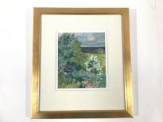 •Alexander Cree (Scottish, 1929-2014), Braeheads, Spring, signed lower left, pastel, Macaulay