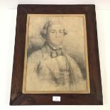 British School, second quarter 19th century, Portrait of a Gentleman, half-length, crayon on