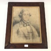 British School, second quarter 19th century, Portrait of a Gentleman, half-length, crayon on