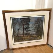 James Mackintosh Patrick, An Early Winter Landscape, limited edition print 447/600, embossed stamp