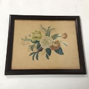 Unknown artist, Flowers and Leaves, watercolour, c.1900 (19cm x 24cm)