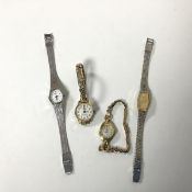 A Stanco lady's wristwatch with the clasp marked rolled gold, an Ingersoll lady's wristwatch, an