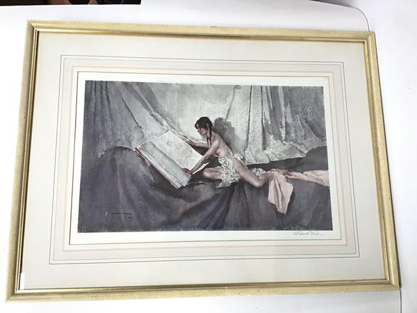 William Russell Flint, The New Model, artist's proof, from a 1963 edition of 850, signed bottom