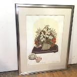 Bel Cowie, Forbidden Fruit, limited edition print, 9/20, signed and dated bottom right, March '75 (