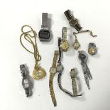 A collection of lady's wristwatches including Herald, Optima, Favre-Leuba, Corbert etc. also a