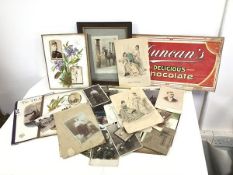 A large collection of early 20thc. ephemera including photographs, cartes de visite, postcards,