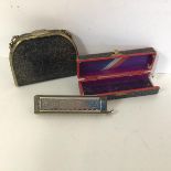 A Super Chromonica Chromatic harmonica, manufactured by M. Hohner in original box (4cm x 16cm x 5cm)