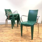 Philippe Starck: a set of four Louis 20 chairs, designed 1991, manufactured by Vitra, each with