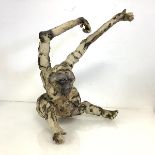 Imogen Margrie (British, b. 1962), "Wiggle It", stoneware. 41cm by 25cm by 30cm. Note: having