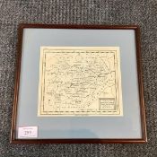 Thomas Kitchin, "A Map of Selkirkshire Drawn from the best Authorities", engraving, plate numbered