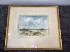 Joseph Kent Richardson R.S.W. (Scottish, 1861-1935), East Dunes, Gullane, signed pencil lower left