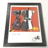 Sylvia Borgogni, Italian Coffee, framed print (40cm x 30cm)