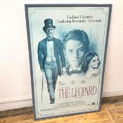 The Leopard, film poster, showing the cast including Burt Lancaster, stamped bottom right,