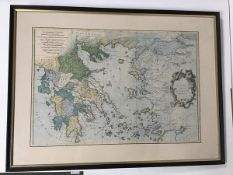 A map of Ancient Greece (42cm x 62cm)