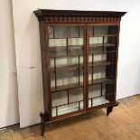 A Regency good quality mahogany decorative bookcase top, converted to a hanging shelf, the