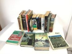 An assortment of books including hardback and paperback including Lord Tweedsmuir, Always a