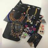 An assortment of costume jewellery primarily Anise et Moi, including necklaces, earrings and hand