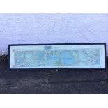 A large reproduction map of New York's Central Park (44cm x 181cm)