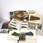 Railway interest: a large collection of railway ephemera including booklets, postcards, magazines,