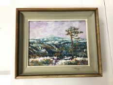 Landscape with Trees, watercolour, signed bottom right and inscribed verso (26cm x 33cm)