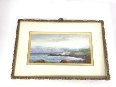 C. Richardson, Near Runswick, watercolour (frame a/f) (17cm x 35cm)