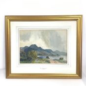 F. Buffham, West Highlands, watercolour, signed and dated 1952 bottom left (26cm x 37cm)