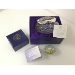 Royal interest: an Edinburgh Crystal rose bowl celebrating the Centenary of the Queen Mother,