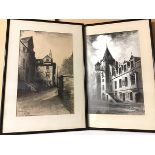 William Miller, John Knox House, and Mowbray House, etching (47cm x 30cm) and another by the same