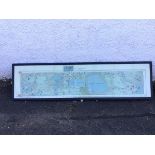A large reproduction map of Central Park, New York (44cm x 181cm)