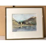 Richard Faircliff, Dunderave Castle, Argyll, watercolour, signed and dated 1992 bottom left, paper
