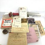 A mixed lot including a large collection of Theatre Interest programmes and ephemera including See