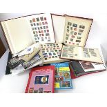 Stamp interest: four albums of mainly British Empire and Commonwealth stamps, and a Thai and South