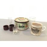 A Mackintosh Quality Street original chocolate tin (8cm x 13cm), a collection of Commemorative