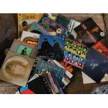 A large collection of 1960s/70s and 1980s LPs including Elvis Costello, Rolling Stones, Carol