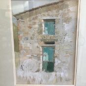 Rosemary Stubbs, Tuscan Doorway, watercolour, signed and inscribed verso (34cm x 24cm)