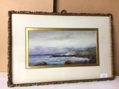 C. Richardson, Runswick, watercolour, frame a/f, signed and titled bottom left (17cm x 35cm)