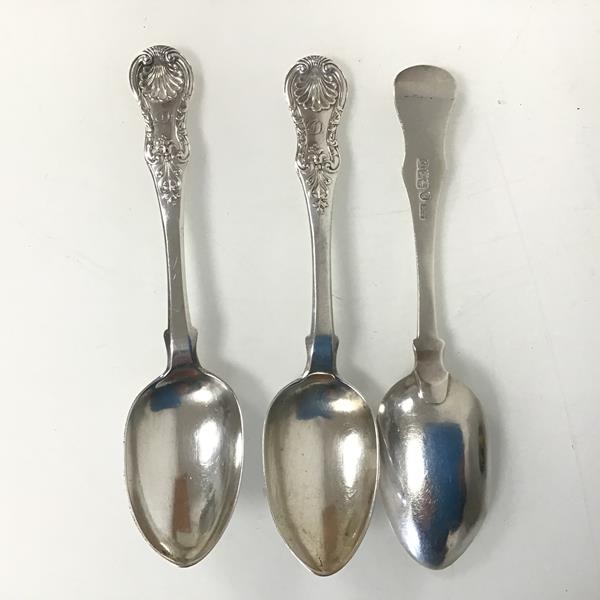 A set of three 1822 Glasgow teaspoons (combined: 62.66g)