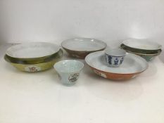A collection of mainly early 20thc. Chinese Exportware in various patterns and designs (largest: 5cm
