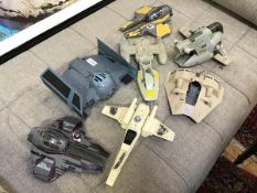 Star Wars Interest: an X-Wing and a Y-Wing Bomber, Slave 1 and a Speeder etc. (7)