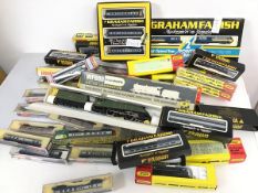 Railway Interest: a collection of model trains, most in original boxes, including Wrenn Railways,