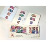 Stamps: a rare first issue commemorating the First Definitive Issue of Postage Stamps by the