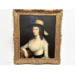 English School, c. 1790, Portrait of a Lady (traditionally identified as Lady Anne Ward), half-